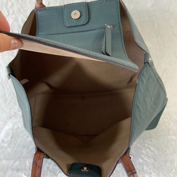 Classic simple handbag Textured pebble - Picture 8 of 9